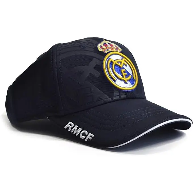 Real Madrid Gorra Adulto  Nº12 Azul Marino con Escudo del Club - 1