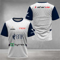 Camiseta De Tenis De Pádel Para Hombres Secado Rápido Transpirable Cuello Redondo Manga Corta Deporte Al Aire Libre Badminton Correr - details 9