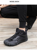 Zapatos De Senderismo Impermeables Para Hombres Botas De Trekk Ingles Casuales De Verano Y Otoño Para Escalada Y Senderismo Con Cubierta Del Tobillo Material De Suela De Goma Talla Verdadera - details 7