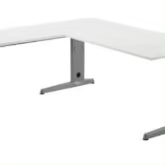 MESA DE ROCADA METAL ADJUST ALA 100x60 CM COLOR BLANCO - 1
