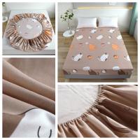 Sábana Elástica Impermeable De Poliéster UPzo Tamaño King Para Cama Con Banda Elástica Alrededor Del Matraces Diseño De Dibujos Animados Sin Funda Para Almohada - details 3
