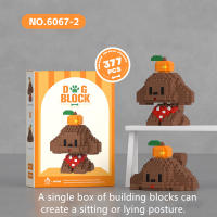 Nuevos Blocs De Construcción Educativos Para Niños Mini Perros Doble Serie Micro-Partículas Juguetes De Construcción De Bloques De Plástico ABS Regalo De Adorno Cartoon - details 6