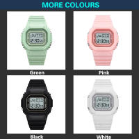 Reloj Digital LED Para Hombres Y Mujeres Resistente Al Choque Reloj Deportivo Impermeable Con Correa De Silicona Estilo Simple - details 8