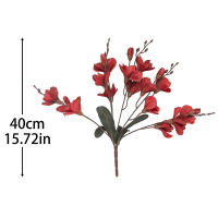 DociDaci Flores Artificiales Magnolia Para Decoración De Hogar Bodas Fiesta Navidad Accesorios De Fotografía Propiedades De Flores De Seda - details 1