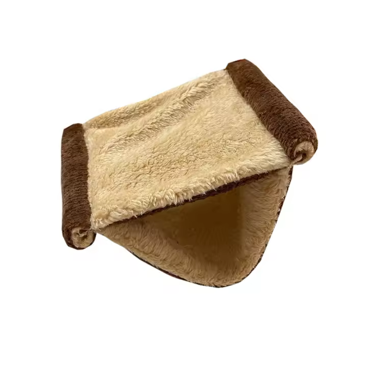 Nido Colgante De Dos Capas Para Invierno Cálido Para Ratinos Y Cochinillos Saco De Dormir Hamaca Para Hamsters Mascotas - 1