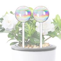 Bulbos De Rociado Automático Para Plantas Vidrio Rainbow Gradient Color Transparente Herramienta De Riego De Maceta Self Watering - details 2