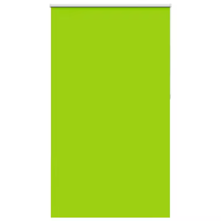 vidaXL Estor Enrollable Opaco hojas verde 135x210cm Tela Ancho 131,6cm - 1