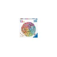 Ravensburger - Puzle Circular - Circle of Colors Flores. 500 piezas - details 2