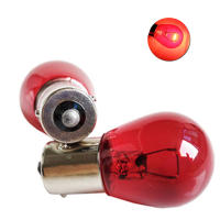 2Pcs BAW15D BAW15S Lámparas De Freno Y Señal Traseras Rojas Para Coche 12V PR21/5W 21W Universal Para GM/Ford/SAAB - details 1