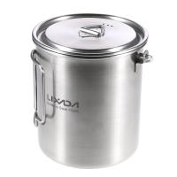 LIXADA Taza De Acero Inoxidable Portátil De 750ml Con Tapa Y Manija Plegable Para Camping Cocina Picnic Deportes Al Aire Libre - details 32