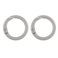 5Pcs/Lot Anillo Metálico 25mm Con Abrazadera De Resorte Clip Para Cadena De Perros Accesorios Para Joyería DIY Hebilla De Llavero Con Gancho Abrepuertas - details 10