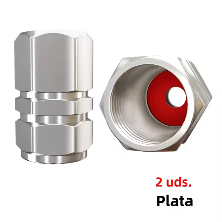 AUTCOAT Cubiertas De Válvula De Neumático De Aleación De Aluminio Para Coches Motocicletas Camiones Bicicletas Cubiertas De Rueda Antipolvo - 1