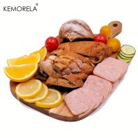 Tablero De Cortar De Madera Con Mano Para Pescado Queso Pan Postres Frutas Y Verduras Diseño Estilizado Duradero Y Seguro Para Alimentos - details 8