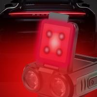 Linterna Frontal LED Recargable Tipo C Con Batería Integrada Para Pesca Y Camping Sensor De Movimiento Luz Blanco Y Roja 500lm Y 200lm - details 9