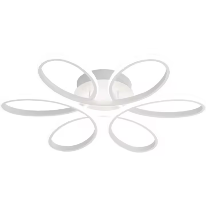 Lámpara De Techo LED Moderna En Forma De Flor Tres Colores Super Brillante Para Pasillo Y Escalera Luz De Pared Montaje Plano 12W Aluminio Para Sala De Estar Dormitorio Vestíbulo Estudio - 1