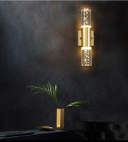 Lámparas De Pared Modernas De Cristal De Burbuja LED Para Baño Dormitorio Sala De Estar Iluminación Interior Decorativa Dorado/Plateado - details 13