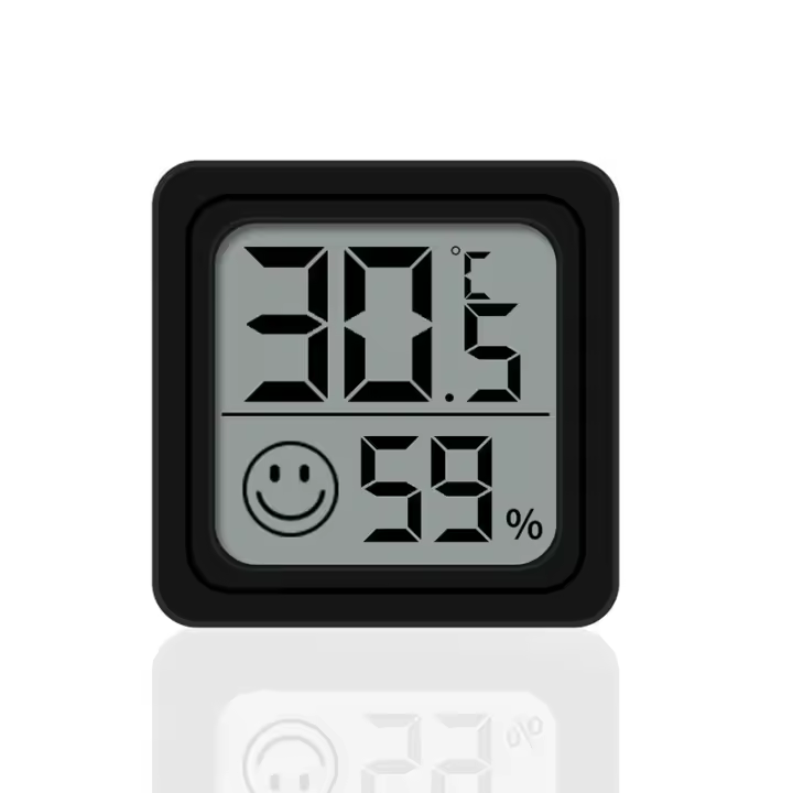 Mini Termómetro Y Higrómetro Digital LCD De Alta Precisión Para El Hogar Sensor De Temperatura Interior - 1