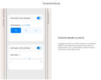 CREATE- Ventilador de techo 40W silencioso 100% madera varios tamaños con LUZ, color Negro  - WIND CALM NATURAL WOOD. - details 0