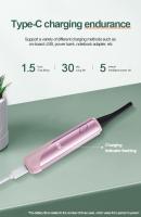 cils elétricas tipo C, calentamiento rápido, herramienta de maquillaje profesional, rizadores de pestañas calentados con 3 controles seguros de temperatura ideal para un regalo de San Valentín para ella. Regalos de San Valentín para mujer - details 2