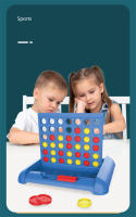 Juego Classico De Conectar 4 En Línea Para Niños Juguetes Educativos De Matemáticas Juego De Mesa Para Familia Y Fiestas - details 3