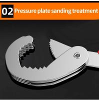 Llave De Dos Terminales Ajustable Multifuncional De Acero De Carbono Para Sistemas De Tubería Herramienta Manual De Grip - details 3