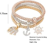 Pulsera de cadena de palomitas de maíz con ancro - details 0