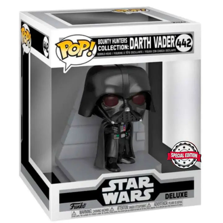 Figura Pop Star Wars Bounty Hunter Darth Vader Exclusive-Figura de Vinilo Coleccionable - Idea de Regalo- Mercancia Oficial - Juguetes para Niños y Adultos - Movies Fans - Muñeco para Coleccionistas y Exposición - 1
