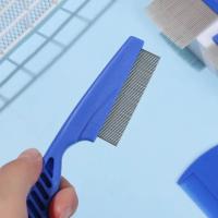Peine Para Mascotas 6 Piezas/Automóvil Herramienta De Aseo Para Perros Y Gatos Elimina Piojos Y Alienta Cabello Fino - details 5