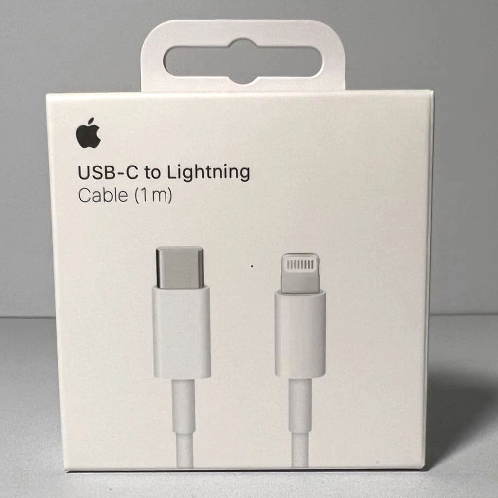 Cable Original Apple USB-C a Lightning, Compatible Con Todos Los iPhone y iPad, Elige 1m o 2m