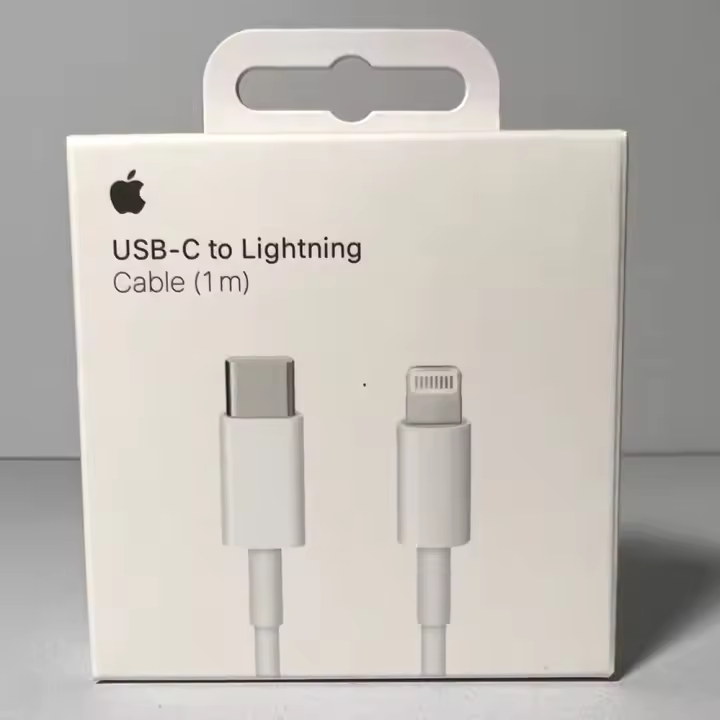 Cable Original Apple USB-C a Lightning, Compatible Con Todos Los iPhone y iPad, Elige 1m o 2m - 1