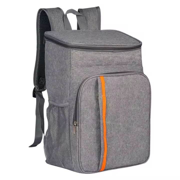 Mochila IsotéRmica Flexible De 20 Litros, MoChila Refrigeradora Grande Para Camping/Barbacoa/Actividades Al Aire Libre (Gris) - 1