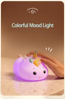 Lámpara Nocturna Recargable USB Unicornio Iluminación LED Para Habitación Decoración Luz Nocturna Infantil Con Control Remoto - details 9