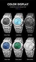 Reloj De Lujo LIGE Para Hombre 2025 Reloj De Pulsera De Acero Inoxidable Resistente Al Agua Con Luminosidad Y Fecha Cuadrado De Cuarzo - details 10