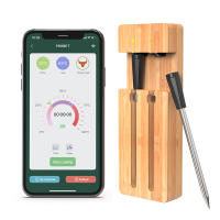 Termómetro De Carne Inalámbrico Digital Para Cocina Y Barbacoa Herramientas De Cocinar Smart Bluetooth Termómetro Inteligente Para Horno Y Asador - details 3