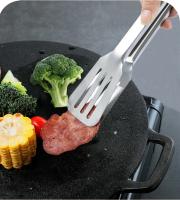 Pinzas De Barbacoa De Acero Inoxidable Para Carne Pasta Salada Y Caramelo Herramienta De Camping Para Cocinar Y Freír Alimentos - details 9