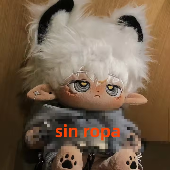 Muñeco De Peluche Astro De 20cm Piel Negra Cuerpo Humanoide Juguete Para Niños Regalo De Cumpleaños Y Navidad Vestido De Dibujos Animados - 1