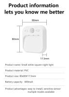 Lámpara Nocturna LED Con Sensor De Movimiento PIR Recargable USB Para Dormitorio Escaleras Pasillo Armario Armario Iluminación - details 13
