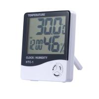 Metros De Temperatura Y Humedad Digital LCD HTC-1 Estación Meteorológica Con Reloj Para Interior Y Exterior Medidor De Humedad Y Termómetro - details 5