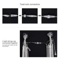 Luces De Lluvia De Meteoros LED Para Decoración De Navidad Y Año Nuevo 30/50cm 8 Tubos Guirnalda Para Árbol De Navidad Y Calle - details 17