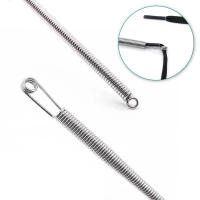 Herramienta De Encaje Rápido Flexible Para DIY 5/10pcs Aro De Resorte Con Cordón Agujas Y Hilo Multipropósito Herramienta De Encaje De Acero Inoxidable - details 3
