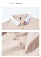 Camisa POLO Para Hombre De Verano Seda De Hielo Secado Rápido Manga Corta Color Sólido Ajuste Suelto Collar De Negocios Top Transpirable - details 24