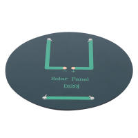 Panel De Carga Solar Mini Redondo 1.1W 5V Celula Epoxy Para Batería Y Teléfonos Potencia De Carga Solar Para Juguetes/Luz 3.7-5V - details 8