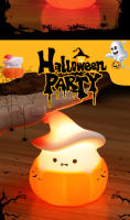 Lámpara De Silicona Suave Para Halloween Decoración De Ambiente De Habitación Fantasma Demonio Kiwi Bird Mago Luz Nocturna LED Recargable Forma De Calabaza - details 62