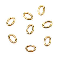 100pcs Anillos Saltarines De Acero Inoxidable Ovalados Para Creación De Joyería DIY Conectores De Collar Accesorios De Pulsera Tamaños 3*4/4*6/6*8m - details 4