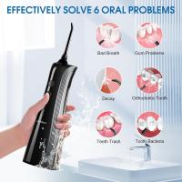 Irrigador Dental Portátil Recargable – 5 Modos de Limpieza, Inalámbrico e Impermeable IPX7 – Flosser de Agua para Dientes con Boquillas Intercambiables, Ideal para Viajes y Uso Diario - details 2