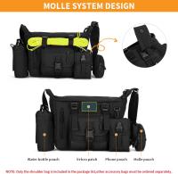 Bolso bandolera táctico Molle para exteriores, camping, senderismo, trabajo, portátil - details 4