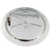 Grille De Ventilación Ajustable De 125mm En Acero Inoxidable Accesorios Marinos Grille De Esguiche Redondo Para Ventilación Y Exhaustror - details 3