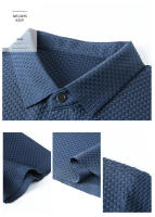 Camiseta De Verano De Seda Helada Con Manga Corta Absorbente De Sudor Color Sólido Top Ligero Con Cuello Redondo Gran Tamaño - details 1