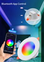 Lámpara De Techo LED Inteligente Tuya Compatible Con App Bluetooth Dimmable RGB 220V Control Remoto RF Grupal 1-6 Pack 75-105mm Para Foyer - details 7