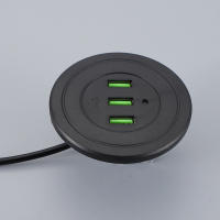 Cargador De Escritorio Con 3 Puertos USB 3 En 1 HUB Para Teléfono Móvil Accesorio De Carga Para Computadora Y Despachador De Datos - details 11